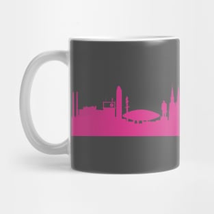 Eindhoven skyline pink Mug